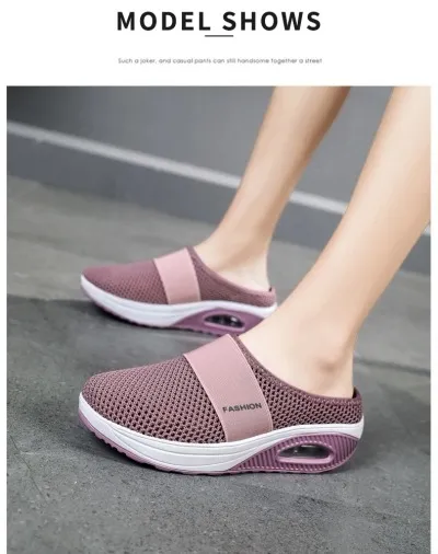  🔥2026 Summer Best Seller - Women's Cushion Slip-On Walking Shoes