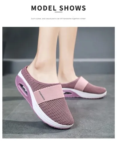  🔥2026 Summer Best Seller - Women's Cushion Slip-On Walking Shoes