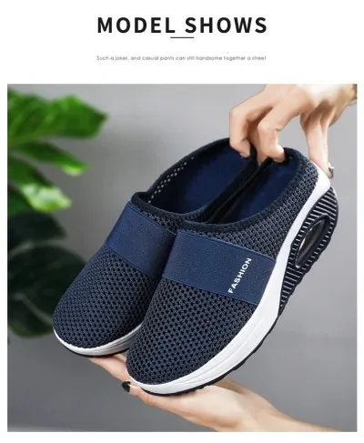  🔥2026 Summer Best Seller - Women's Cushion Slip-On Walking Shoes